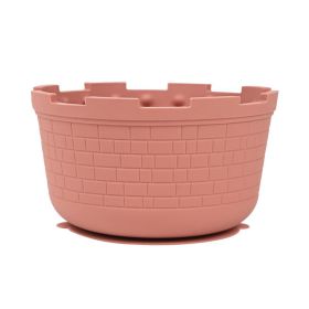 Anti-choking Pet Slow Licking Bowl With Suction Cup (Color: Brown, Type: Pet Bowl)